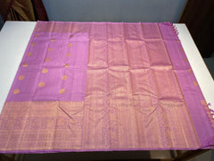 NAVY BLUE GOLD KANCHI SILK SAREE