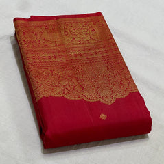 RED KANCHI SILK