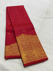 RED KANCHI SILK