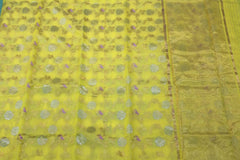 YELLOW COLOR SAREE
