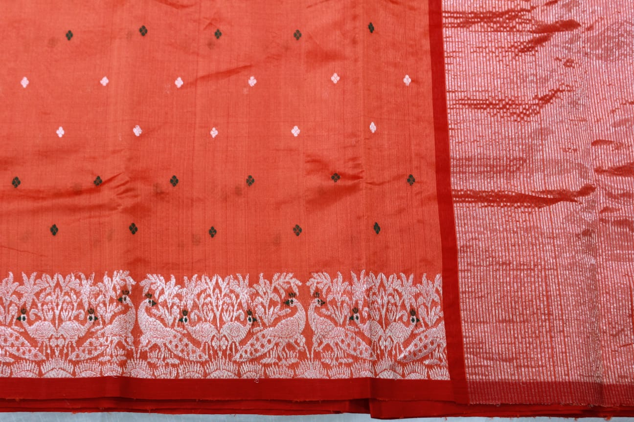 ORANGE COLOR SAREE