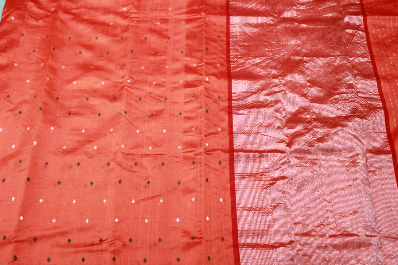 ORANGE COLOR SAREE