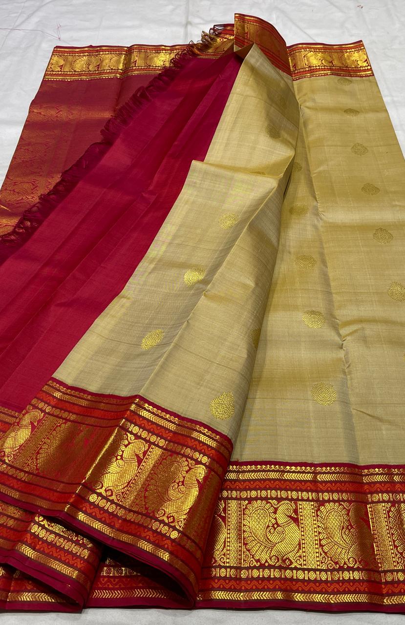 CREAM COLOUR SAREE