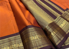 BRICK COLOUR SAREE