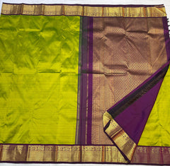 PISTA GREEN  COLOUR SAREE