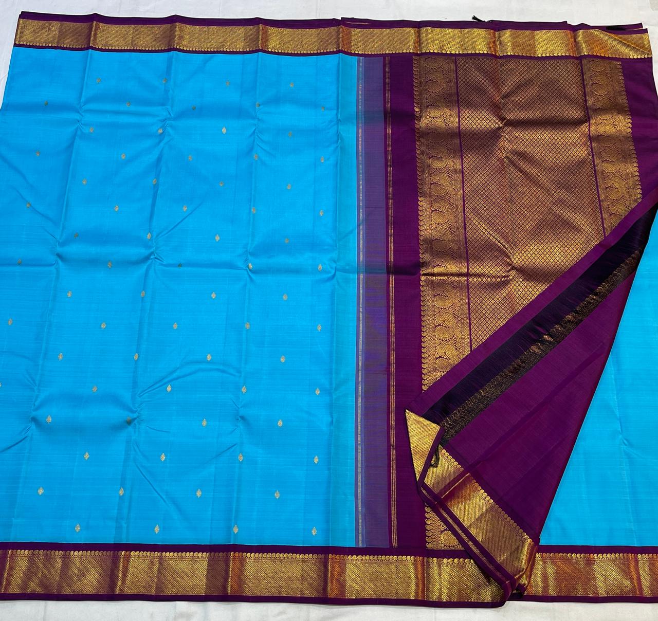 SKY BLUE COLOUR SAREE