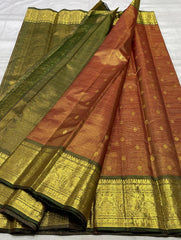BRICK RED COLOUR SAREE