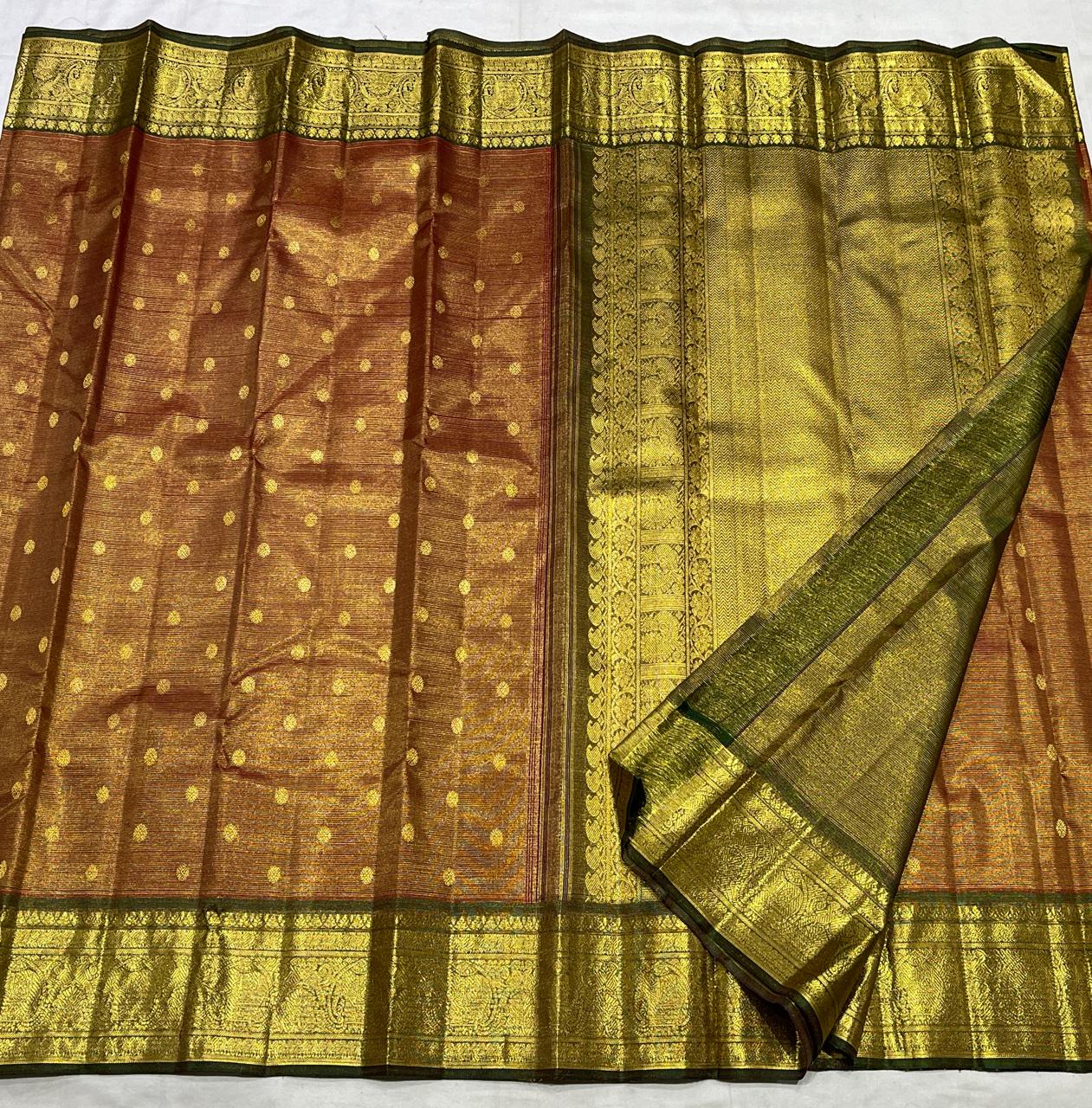 BRICK RED COLOUR SAREE