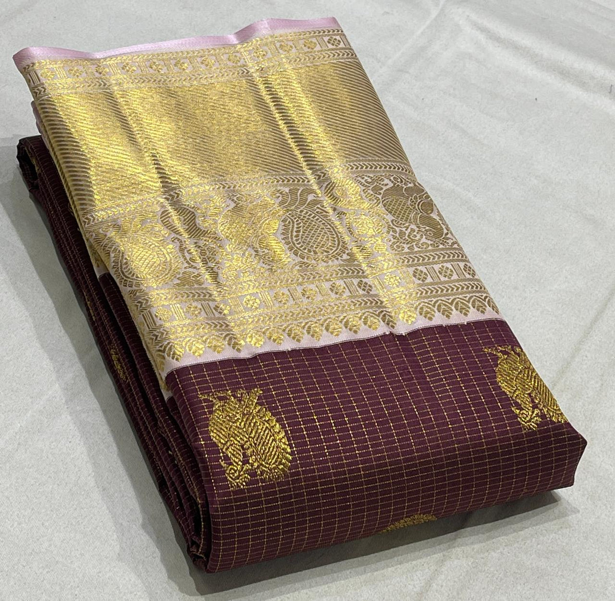 BROWN COLOUR SAREE