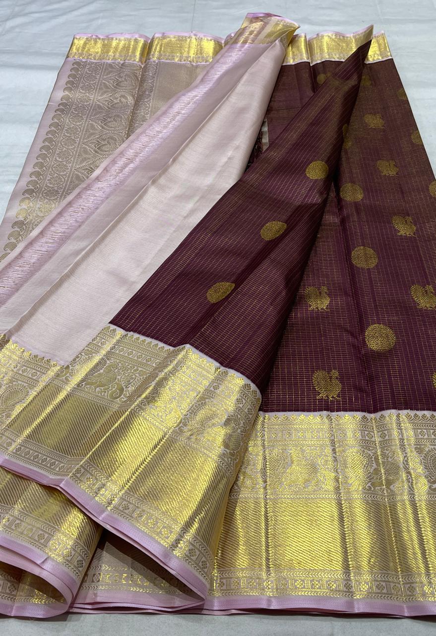 BROWN COLOUR SAREE