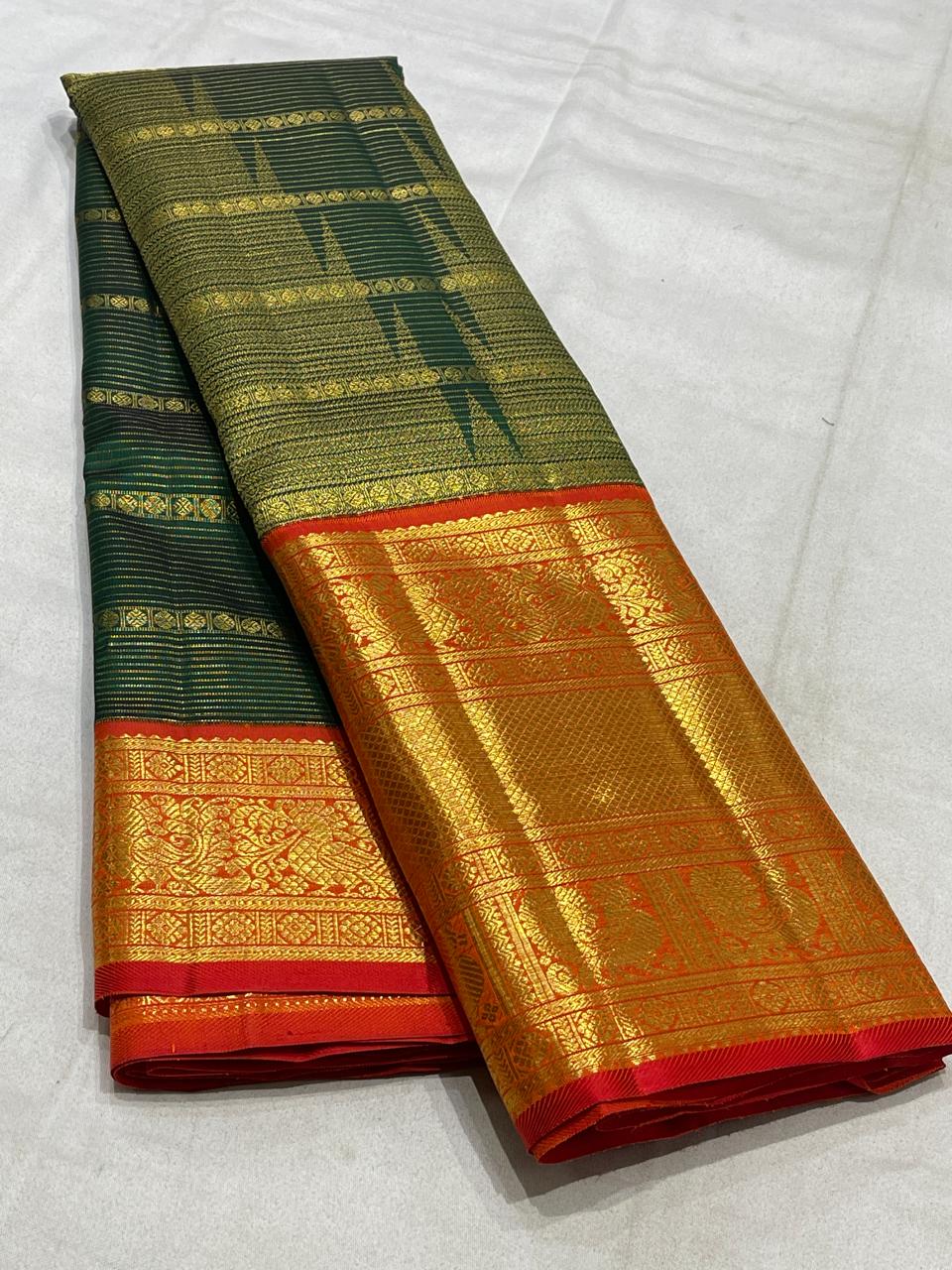 GREEN COLOUR SAREE