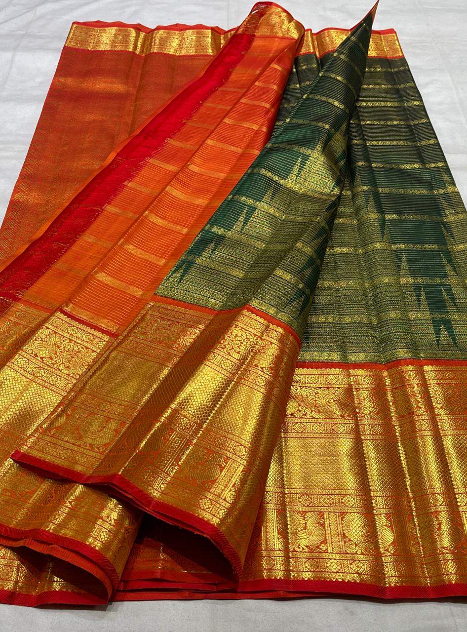 GREEN COLOUR SAREE