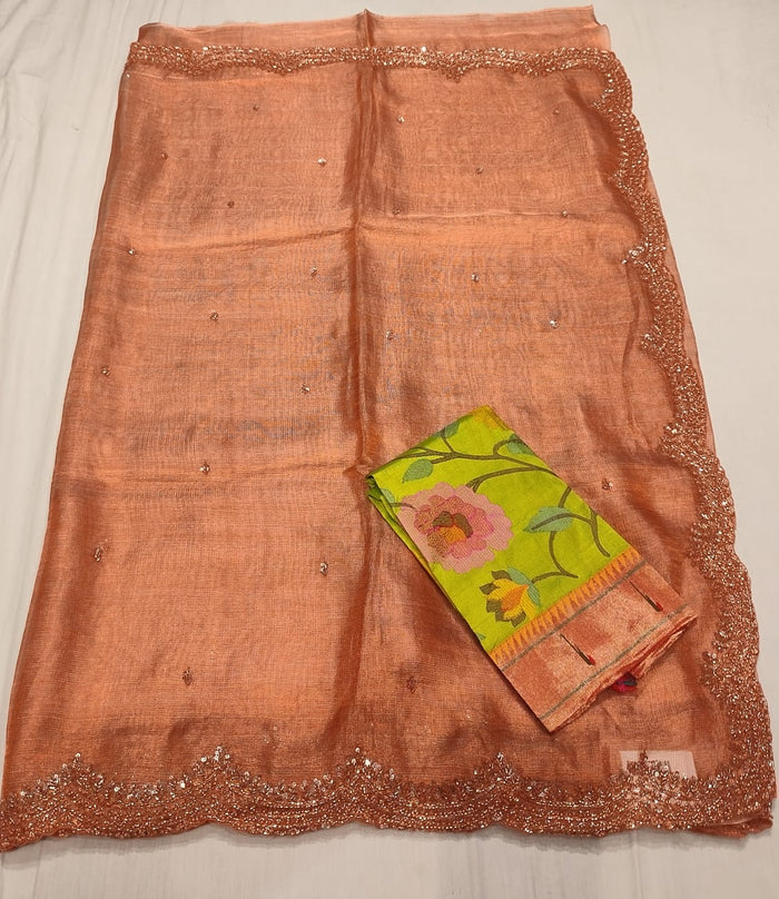 PURE TISSUE FANCY SAREE
