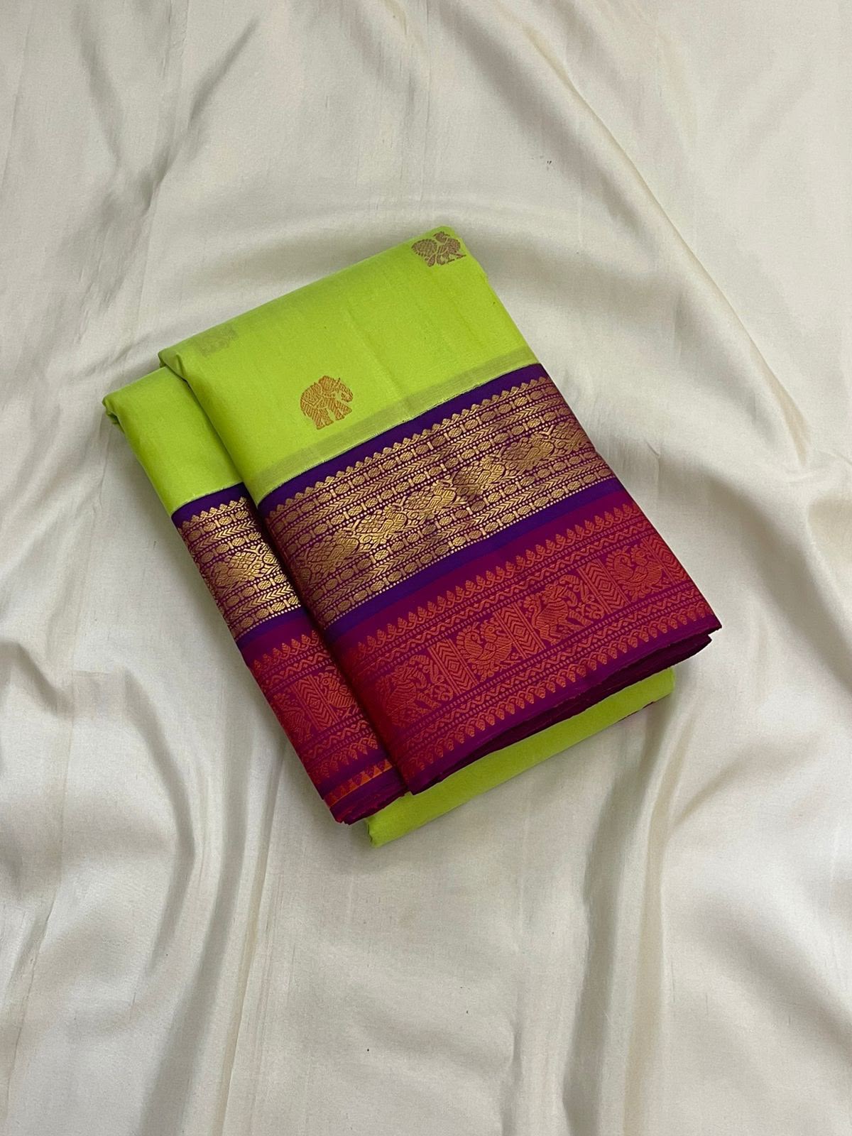 Red Kanchipuram Saree