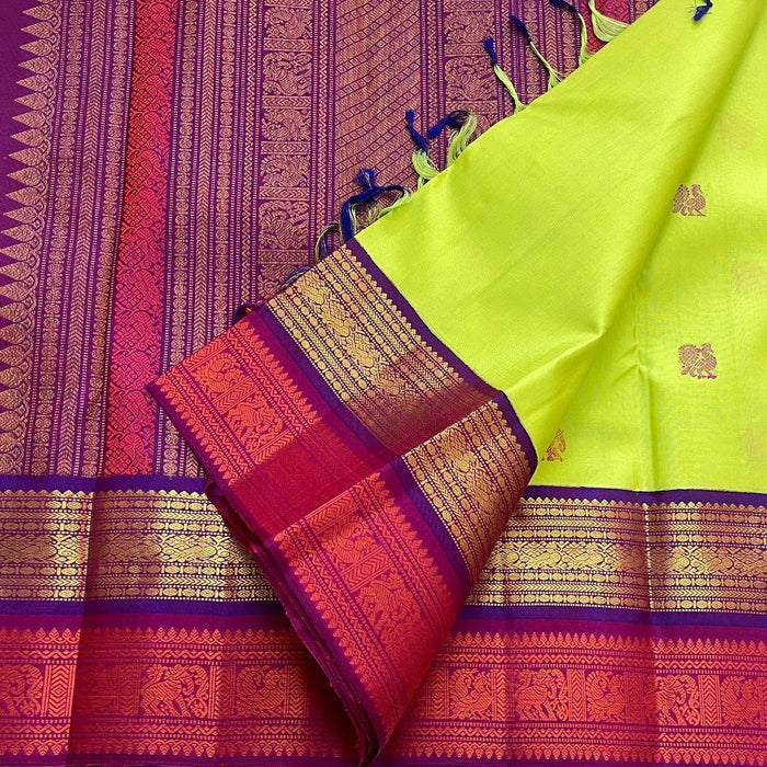 Red Kanchipuram Saree