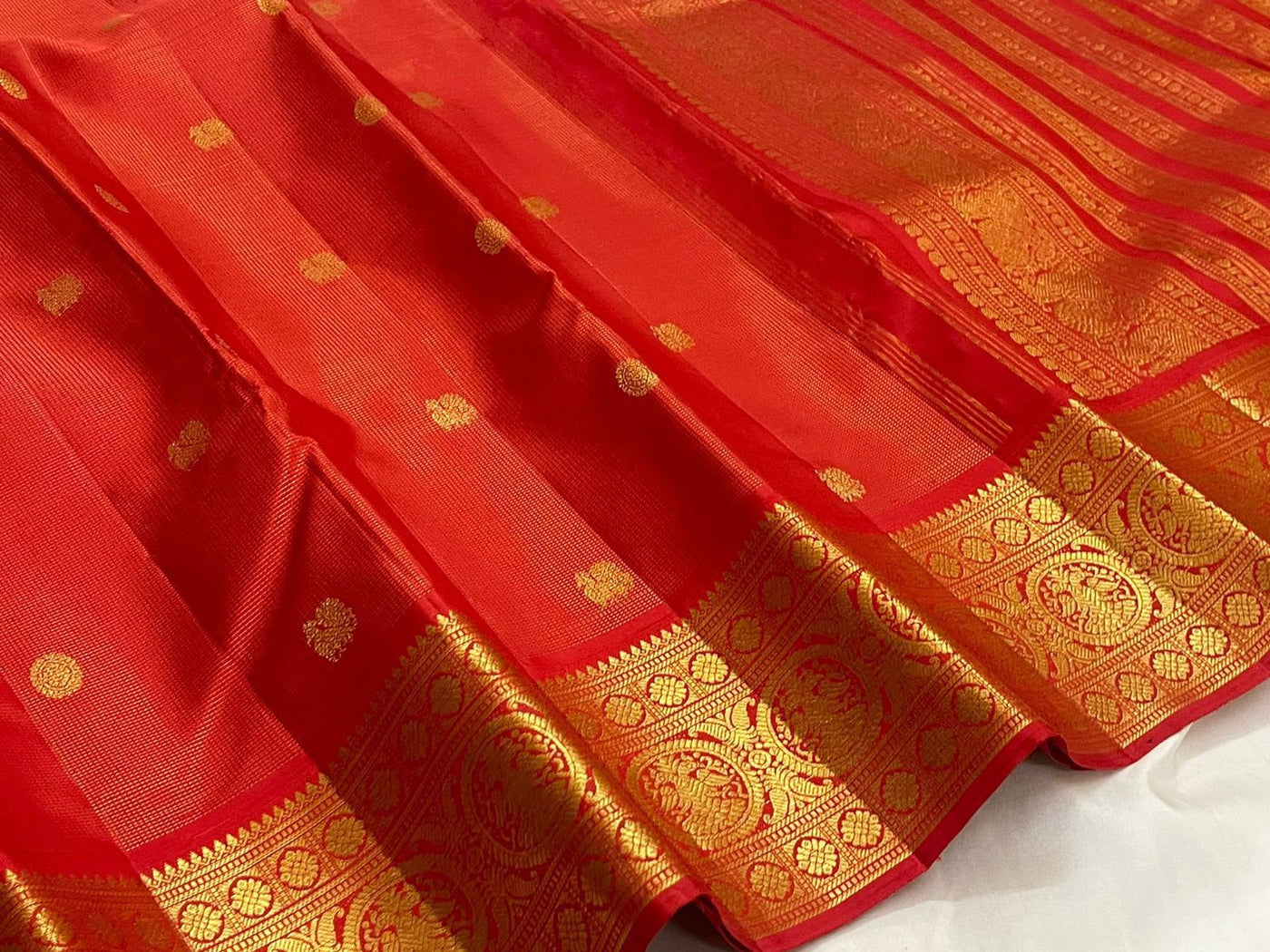 Red Kanchi Saree