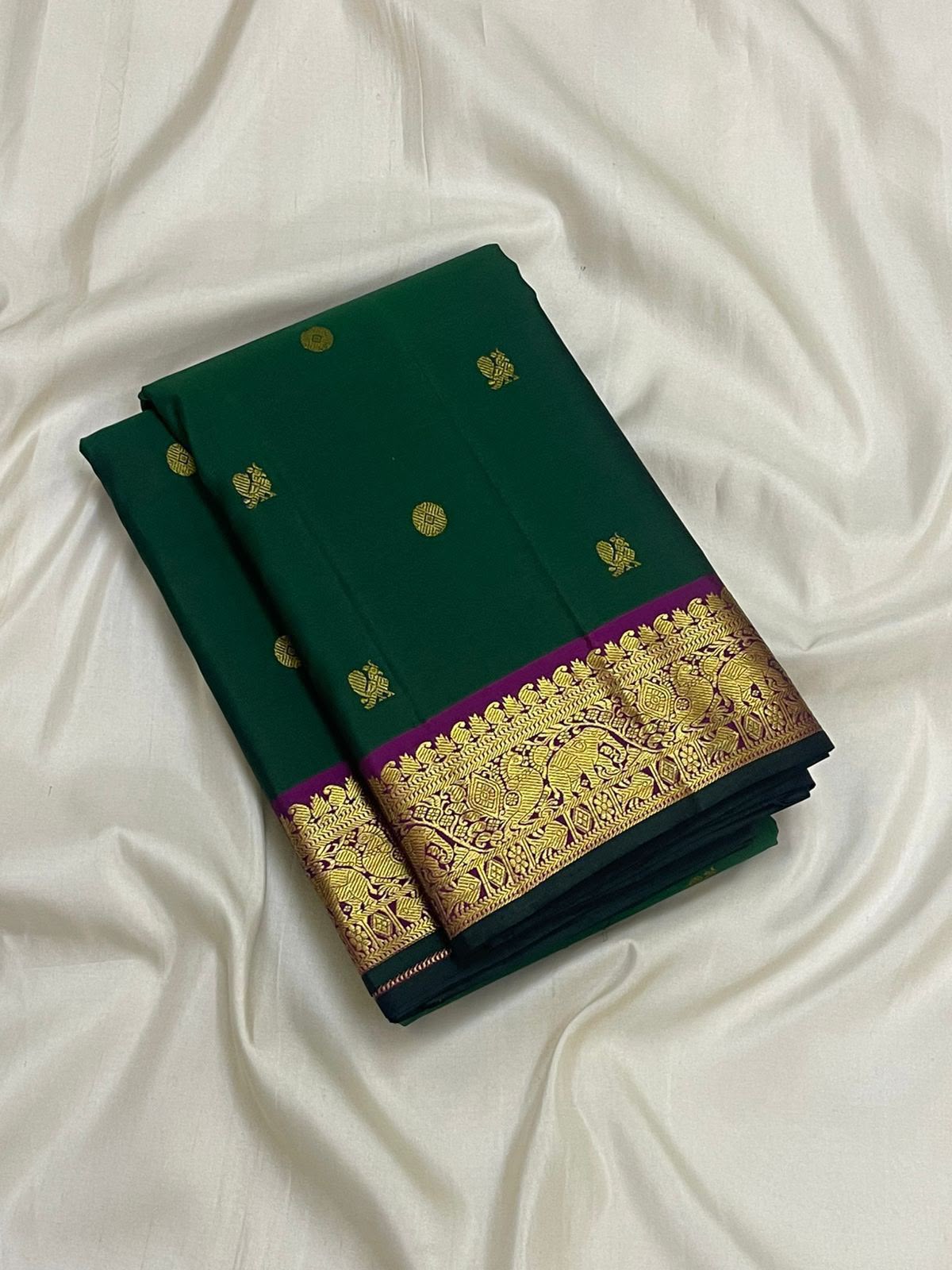 Green Kanchi Saree