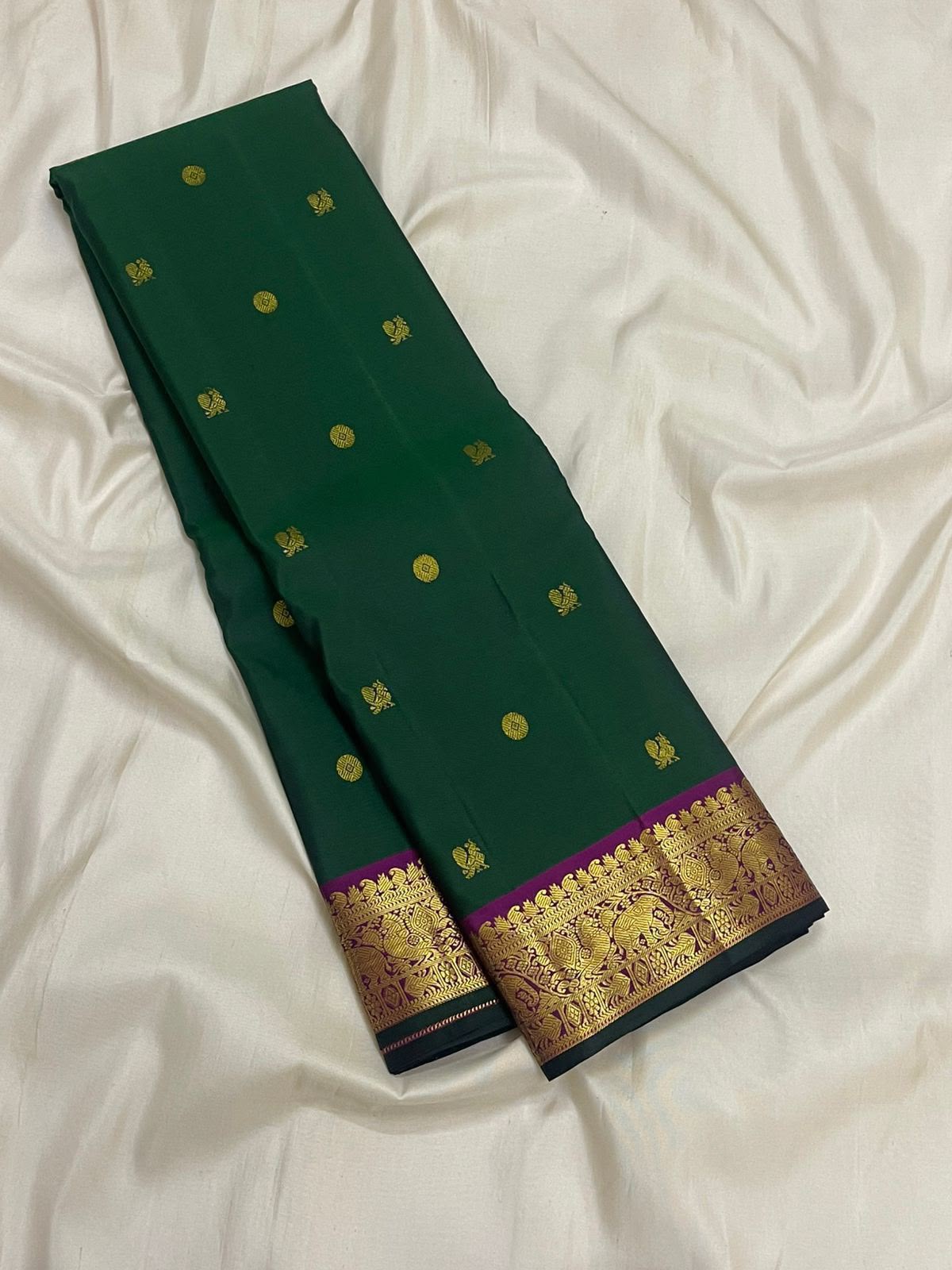 Green Kanchi Saree