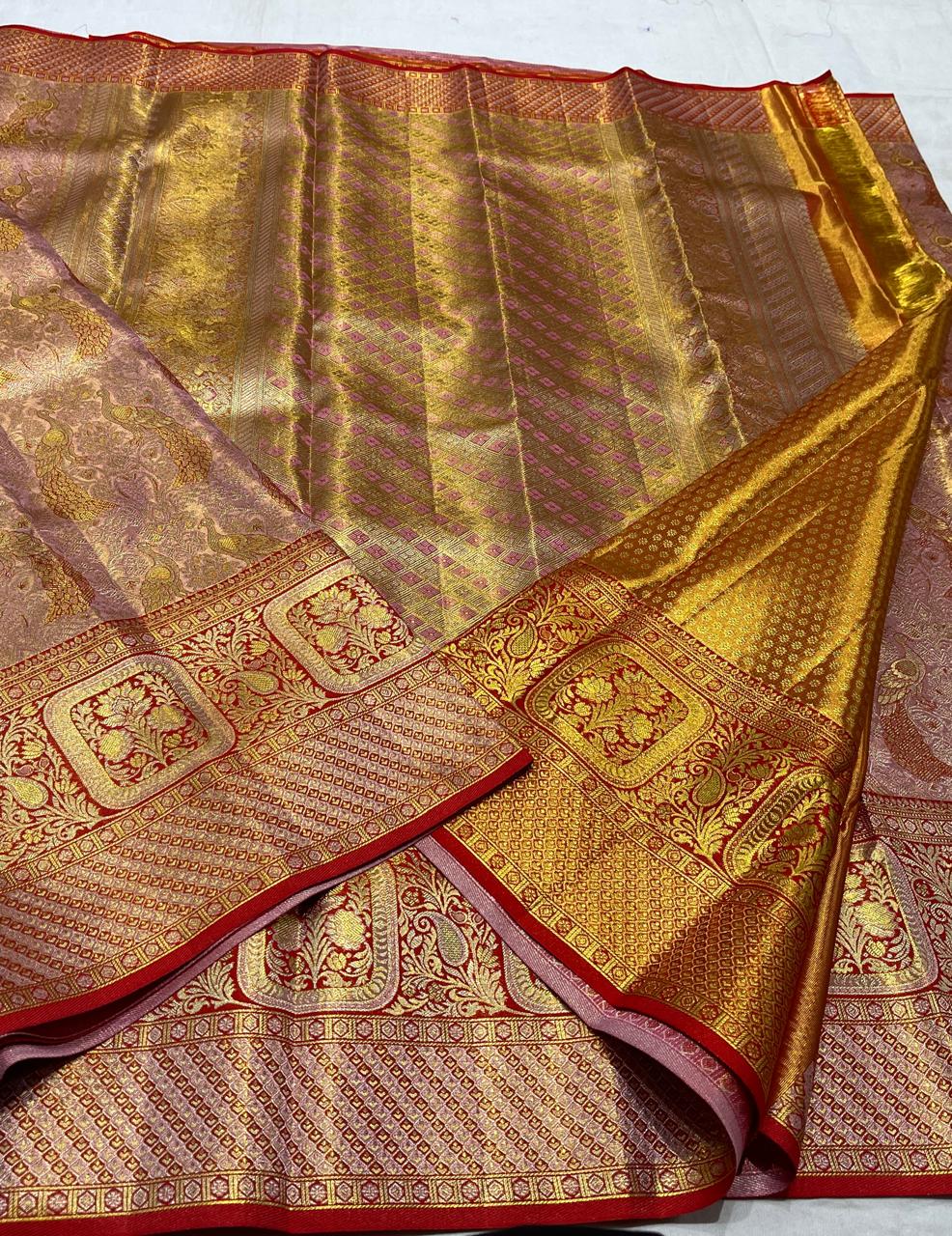 Meenakari Kanchi Silks