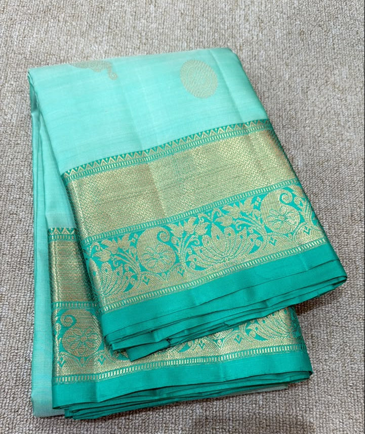 SEA GREEN KANCHI SAREE