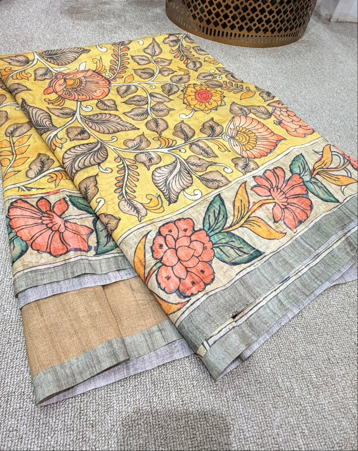 FANCY KALAMKARI SAREES
