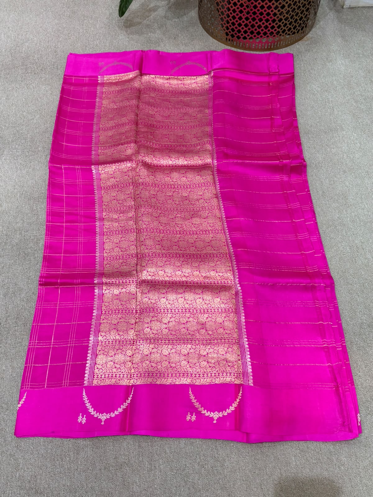 SOFT SILK PINK SAREE