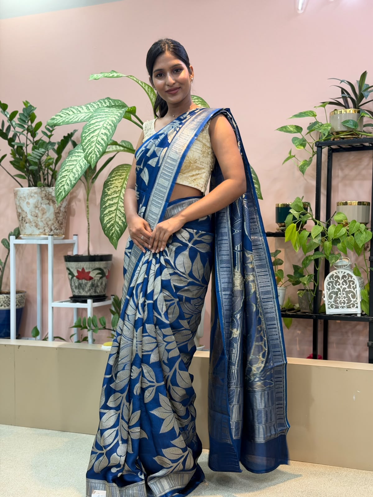 BLUE BANARASI SAREE