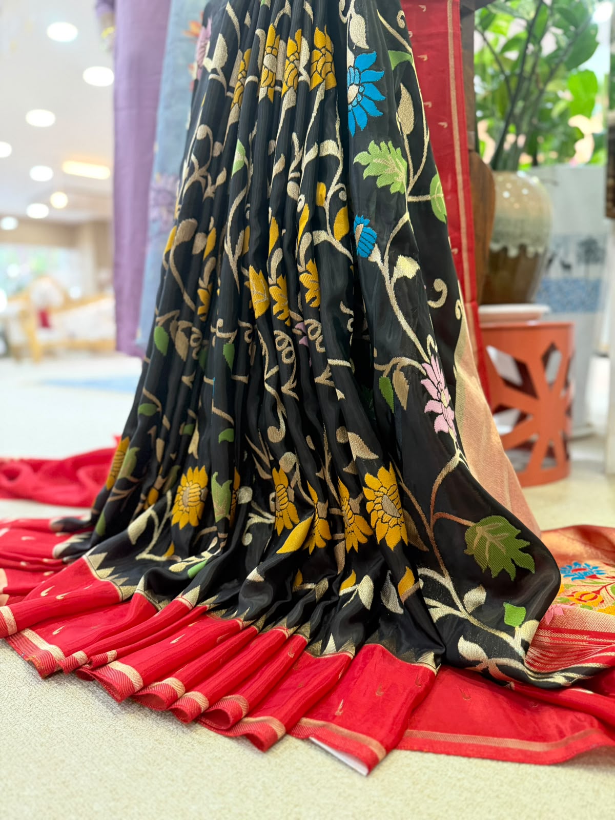 MEENAKARI FANCY CRAPE