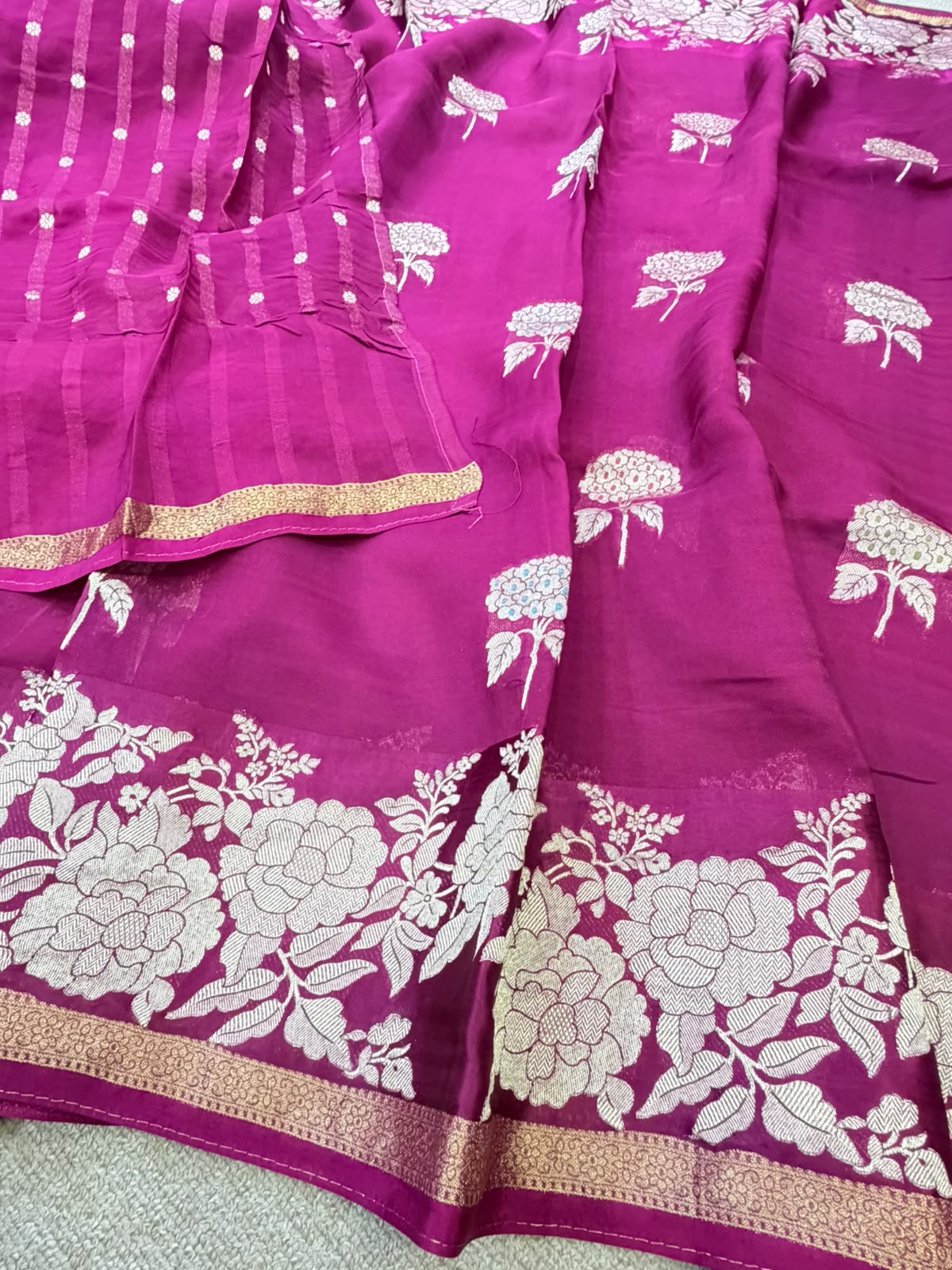 ORGANZA FLORAL BANARASI