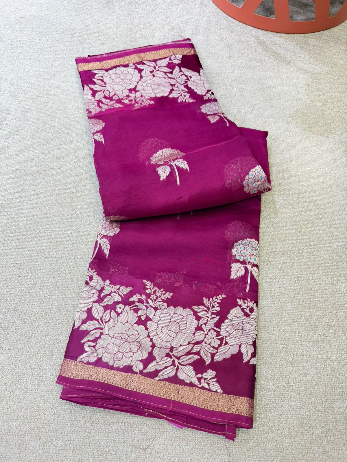ORGANZA FLORAL BANARASI