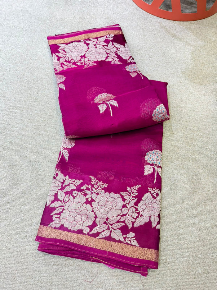 ORGANZA FLORAL BANARASI