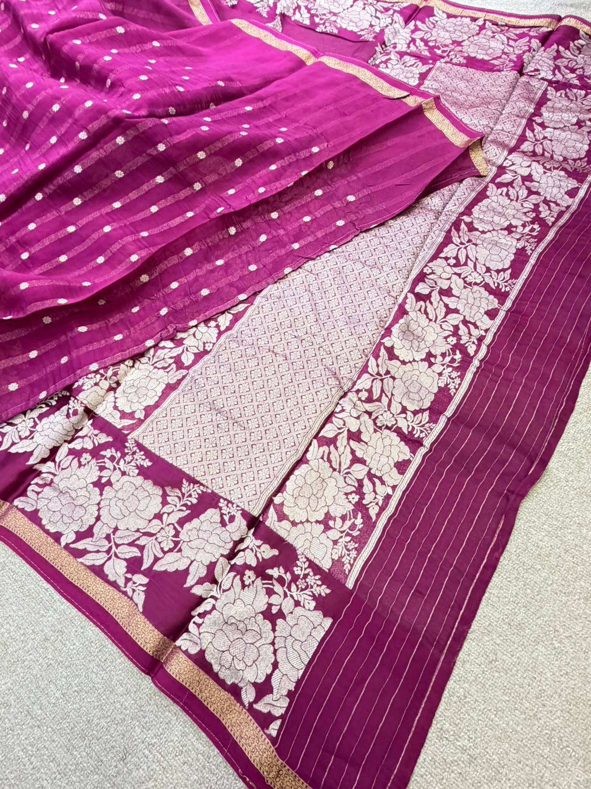 ORGANZA FLORAL BANARASI