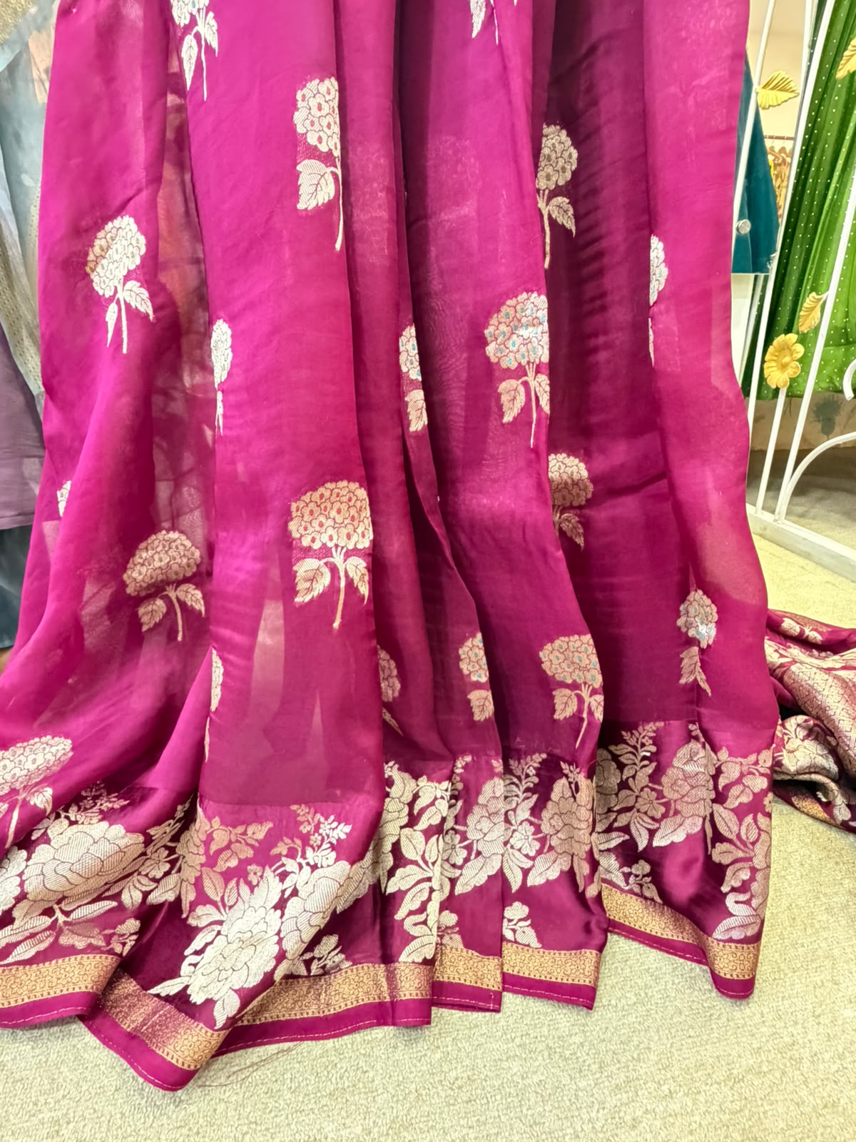 ORGANZA FLORAL BANARASI