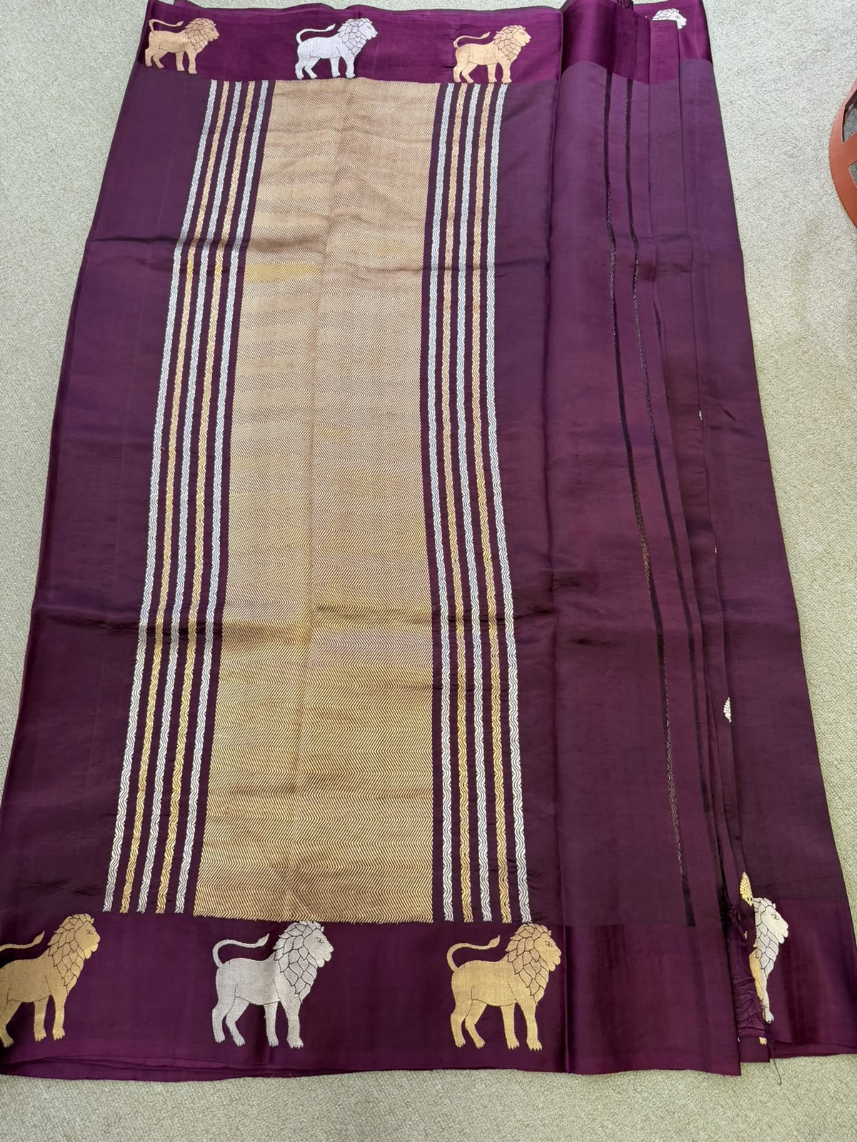 SOFT SILK PURPLE SAREE