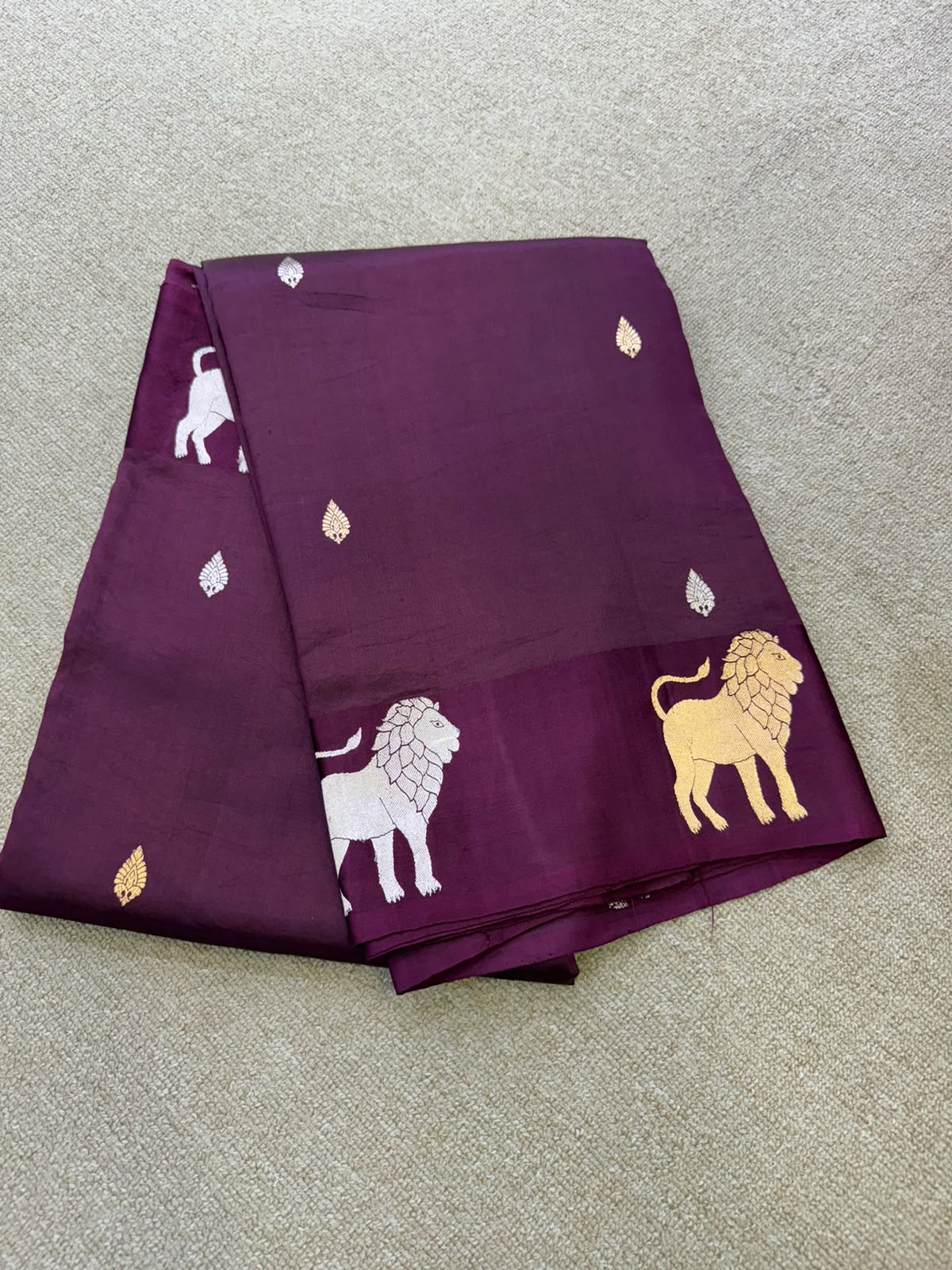 SOFT SILK PURPLE SAREE