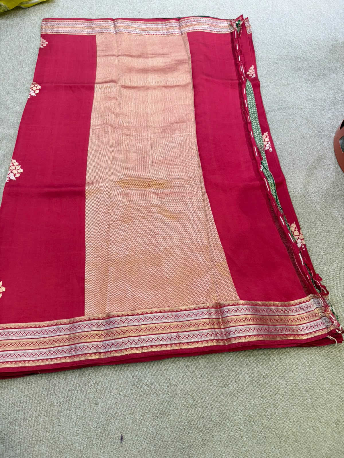 SOFT SILK RED SAREE