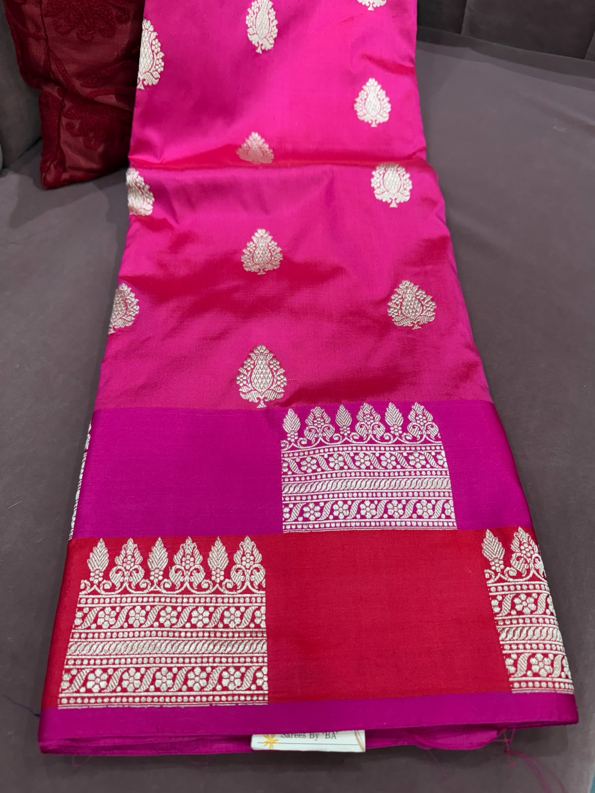 PINK BANARASI SAREE