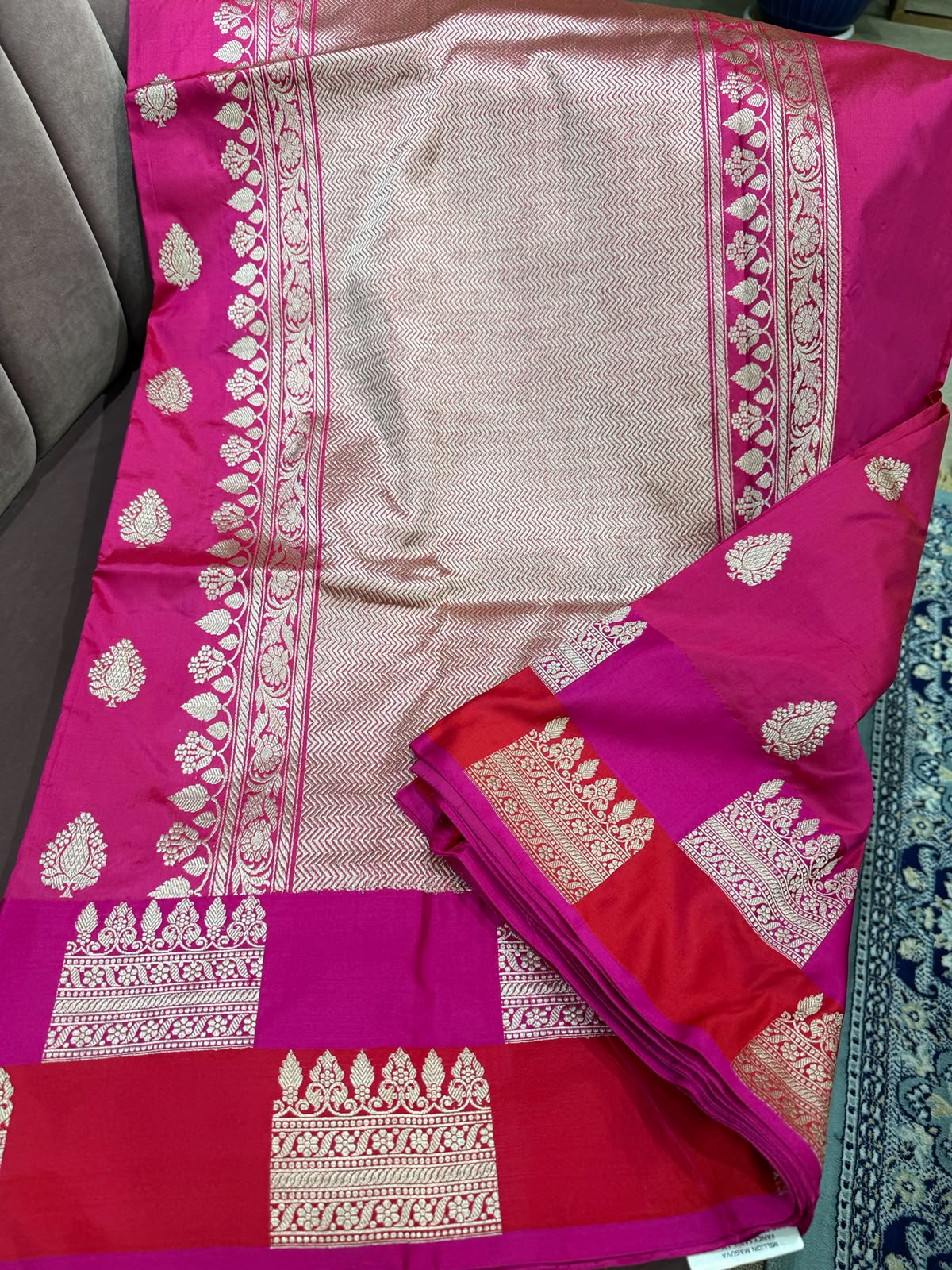 PINK BANARASI SAREE