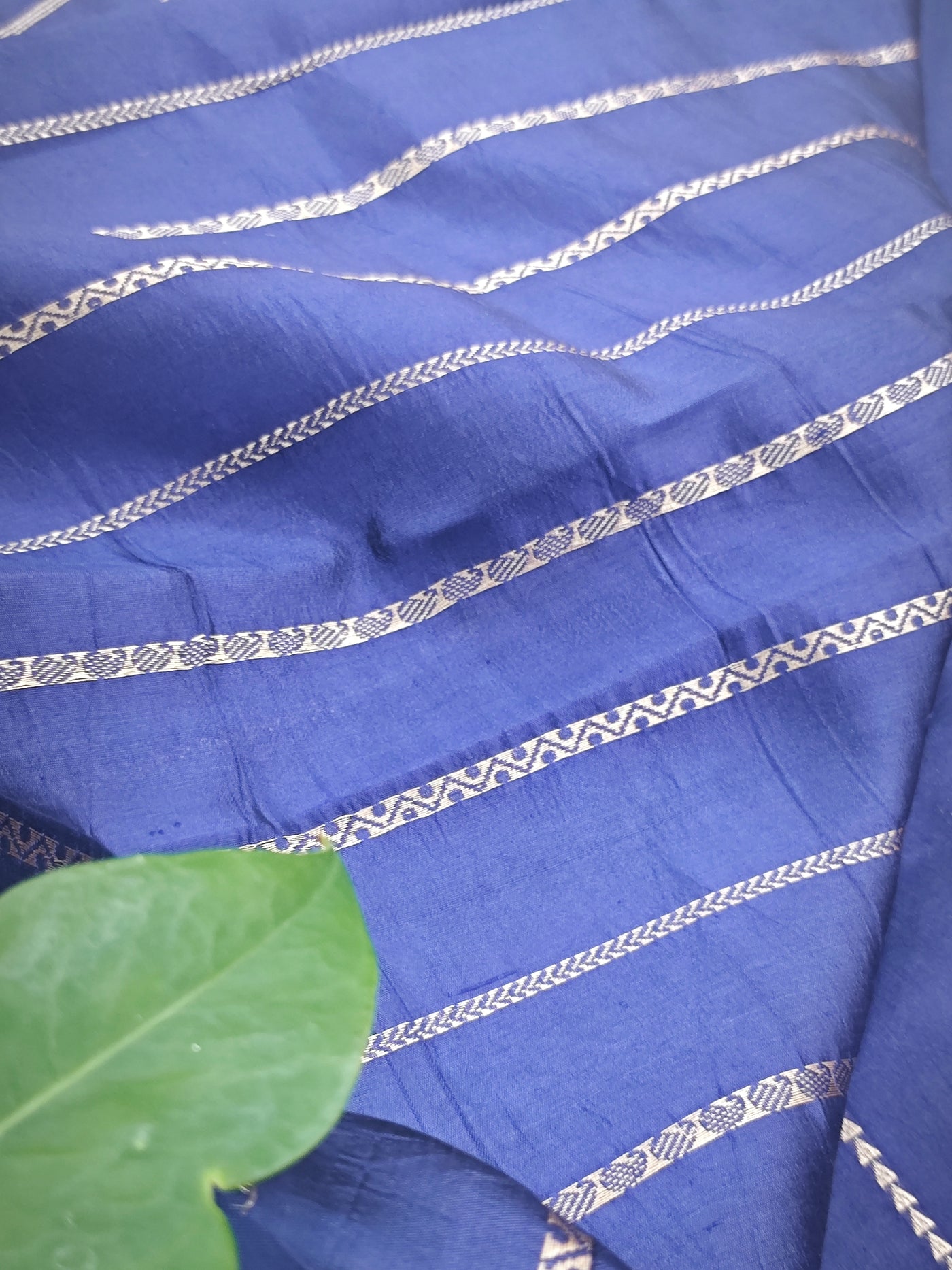 Blue Organza Saree