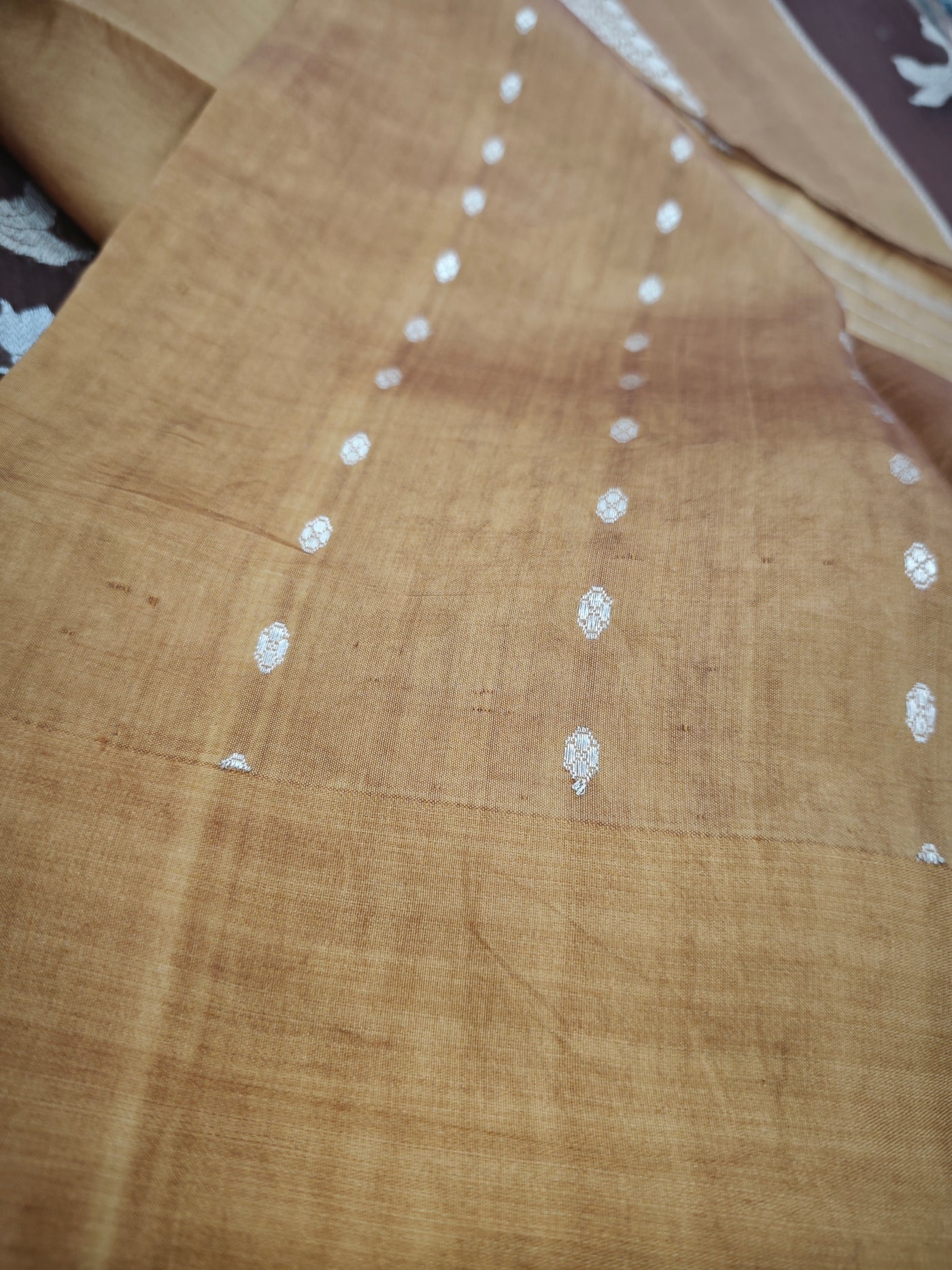 Brown Organza Saree