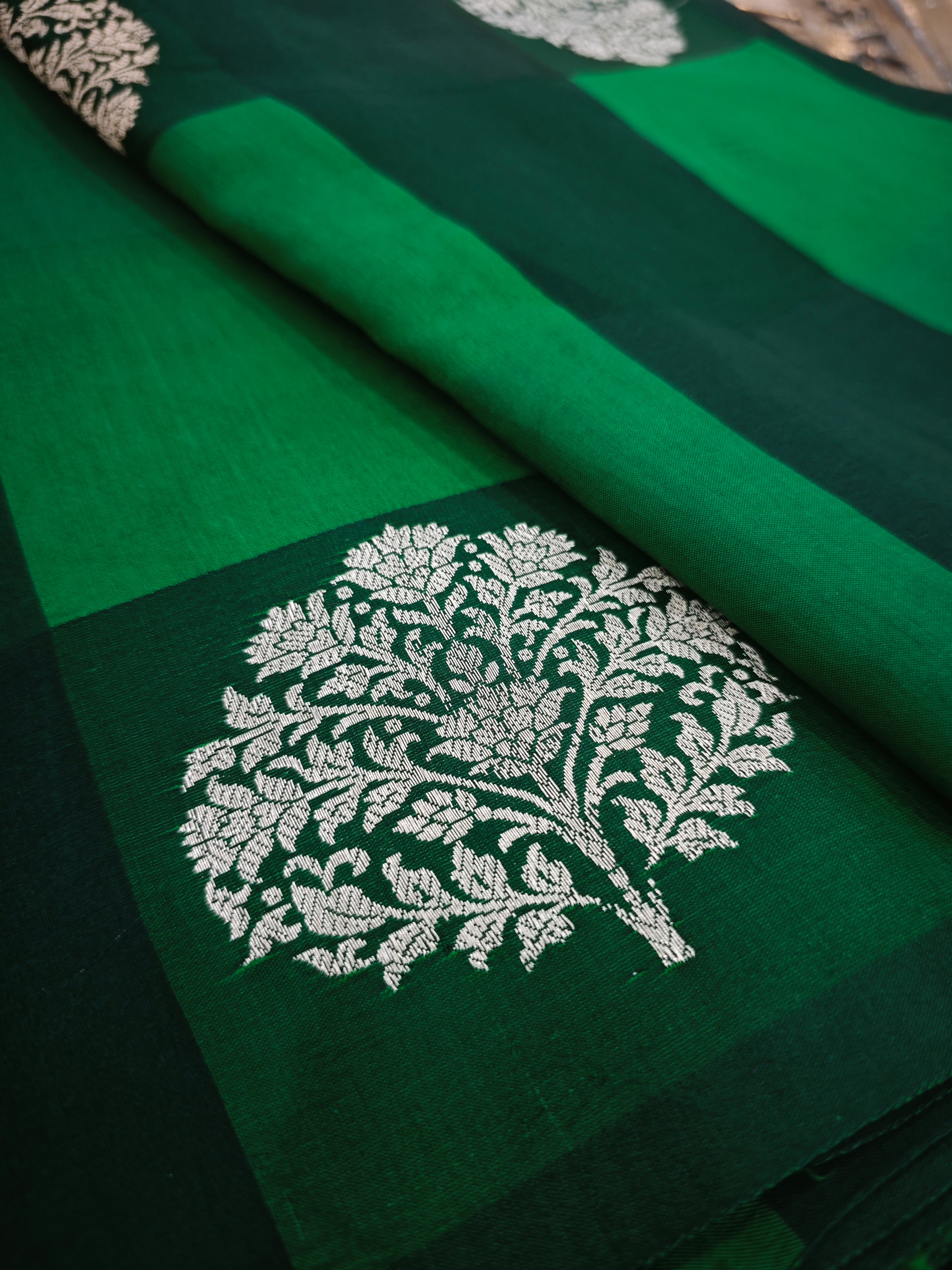 GREEN COLOUR SAREE
