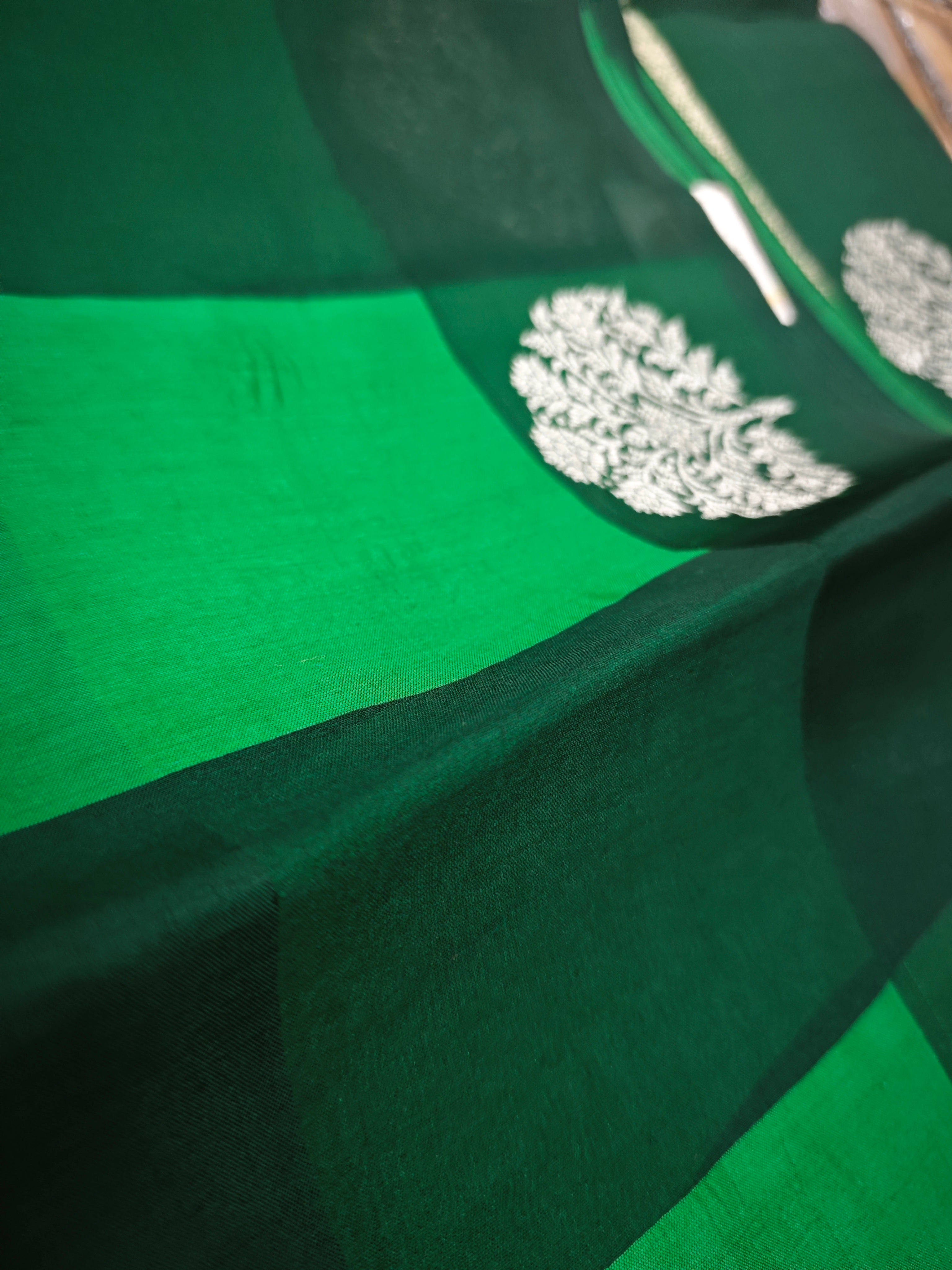 GREEN COLOUR SAREE