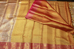 GOLD / RED COLOUR SAREE