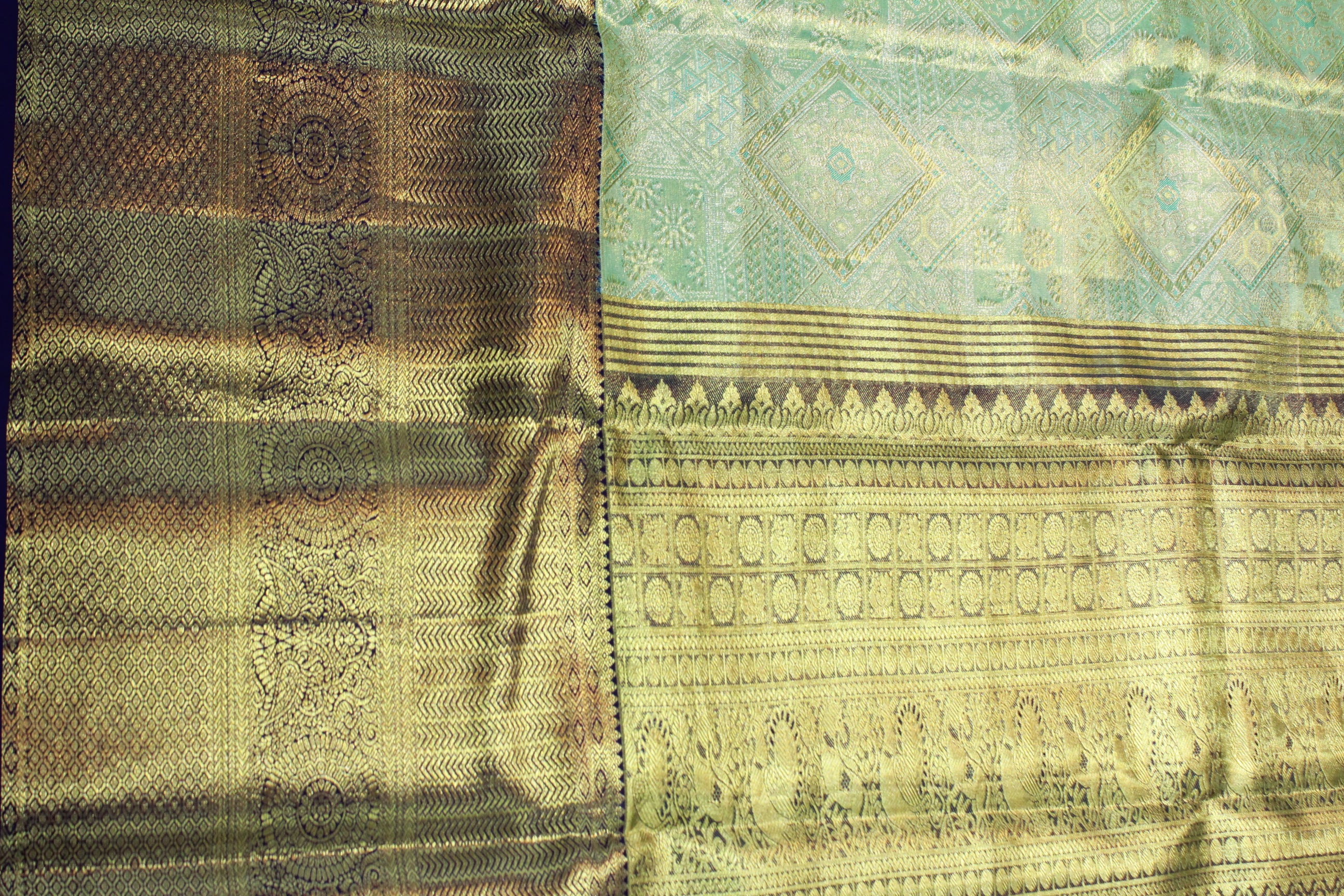 PISTA GREEN COLOUR SAREE