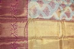 PISTA GREEN / PINK COLOUR SAREE