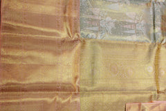 CREAM GOLDEN COLOUR SAREE
