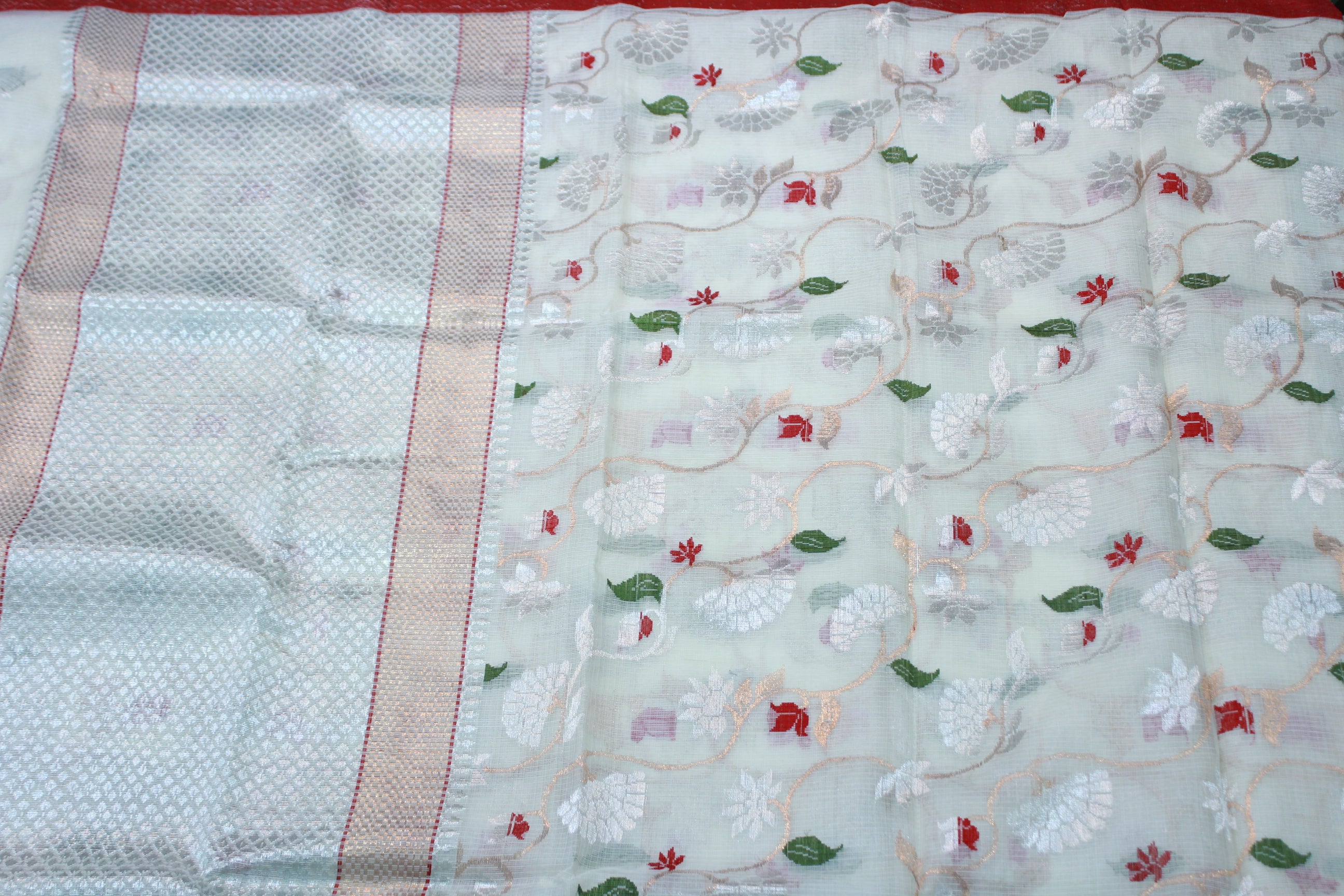 CREAM COLOUR SAREE