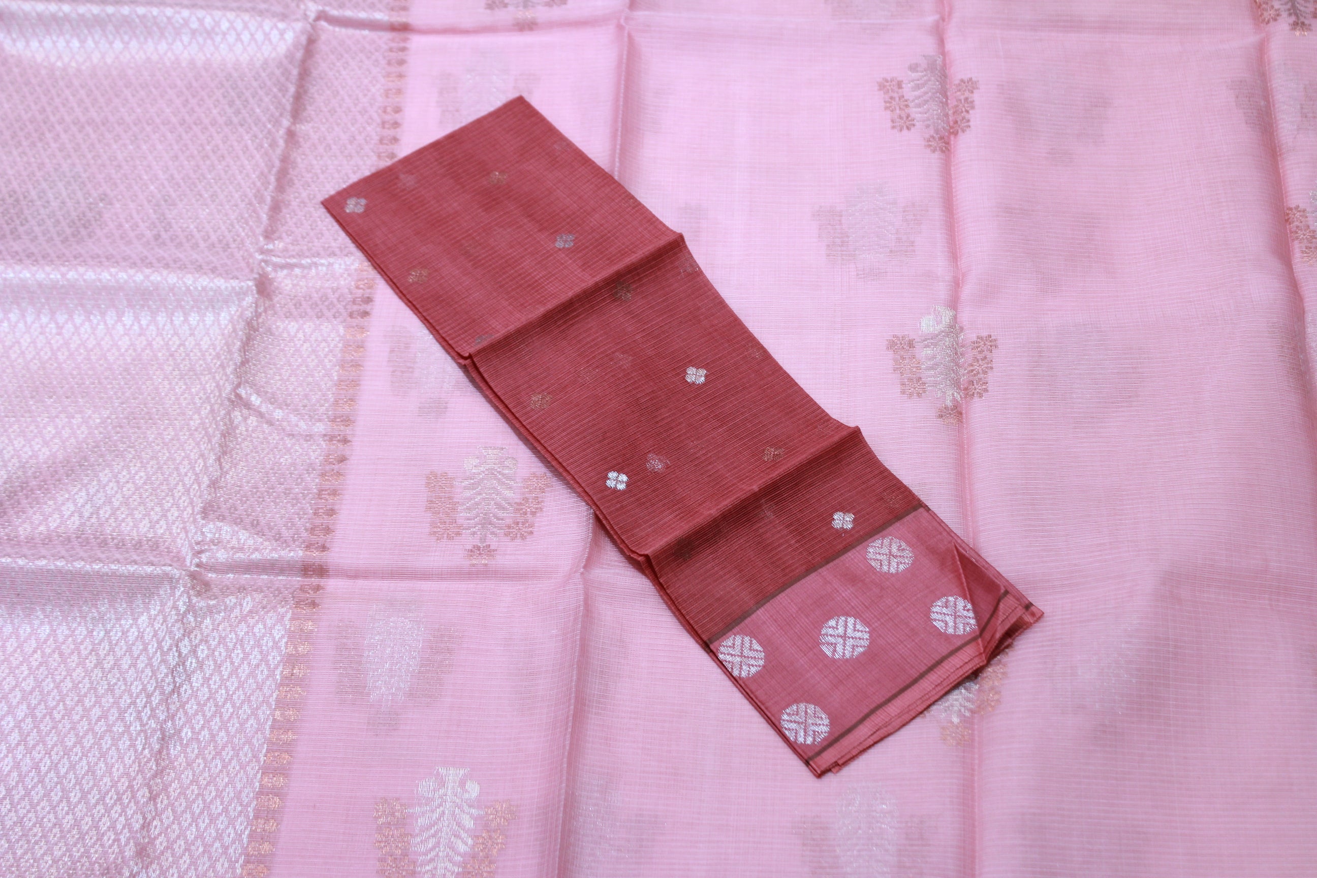 BABY PINK COLOUR SAREE