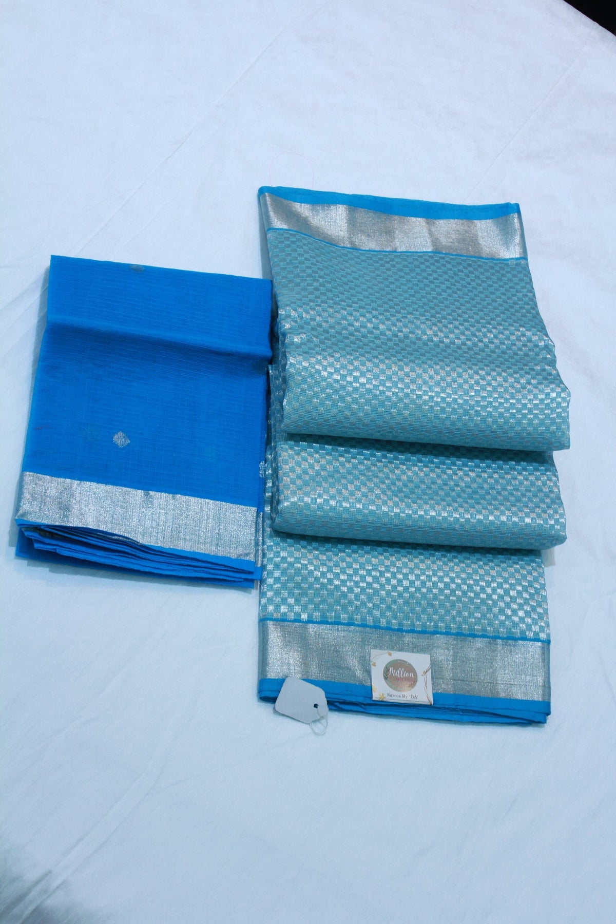 SKY BLUE  COLOUR SAREE