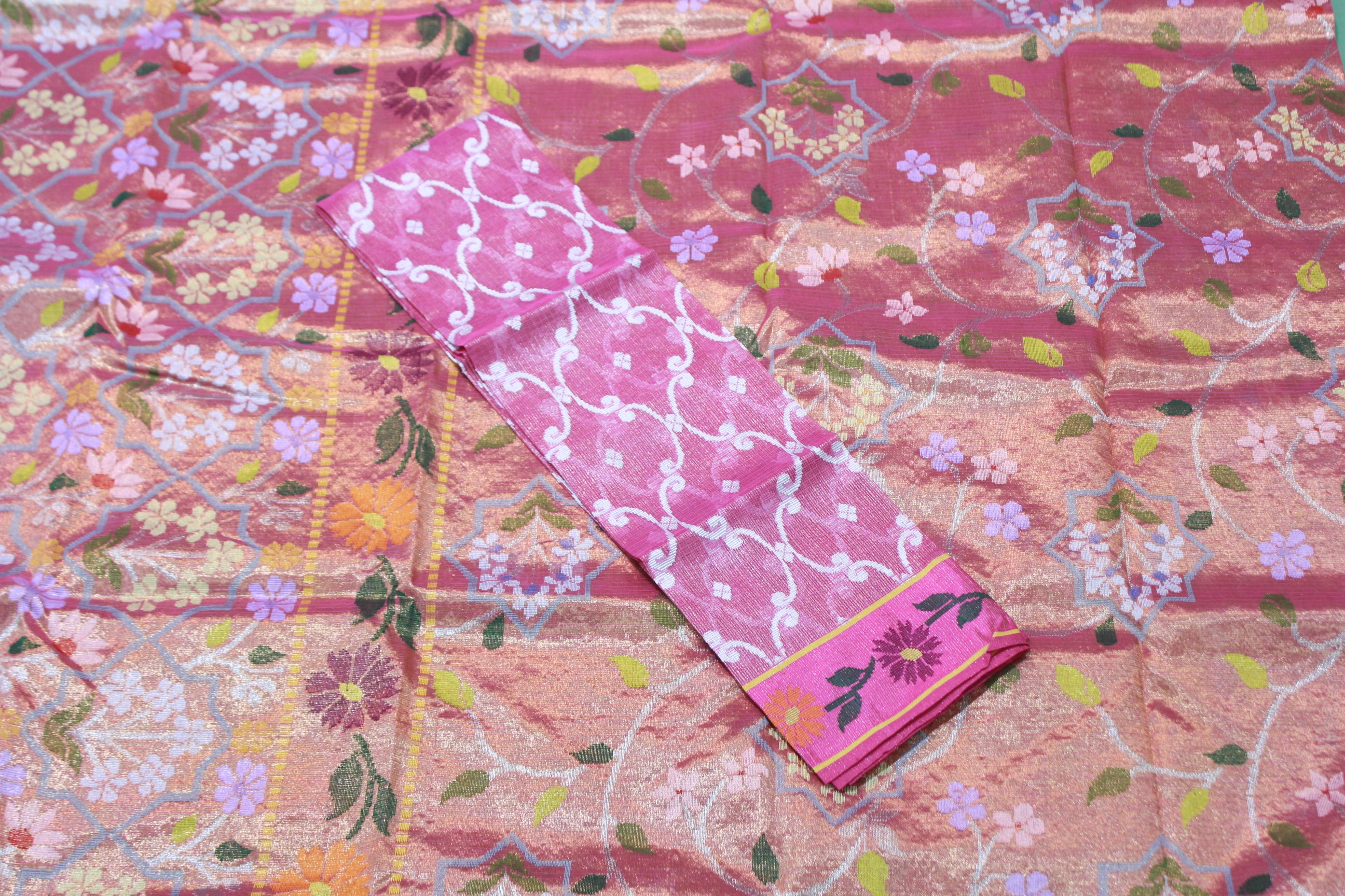 PINK COLOUR SAREE